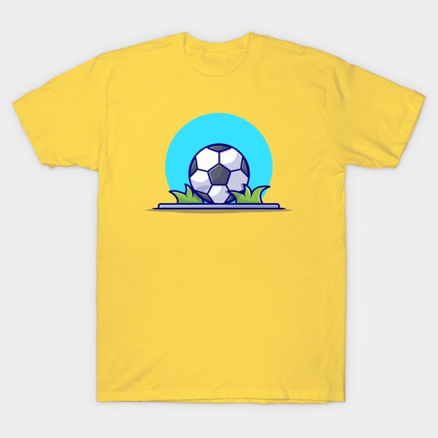 Soccer Ball With whistle Cartoon Vector Icon Illustration T-Shirt by Catalyst Labs